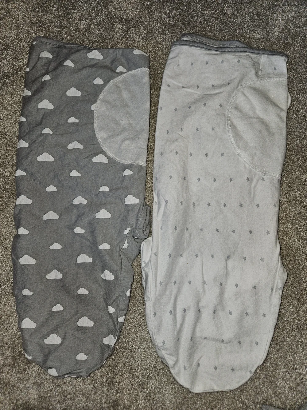Ziggy Baby Bundle Of 2 Swaddles 100% Cotton Sm/Med 0-3 Months